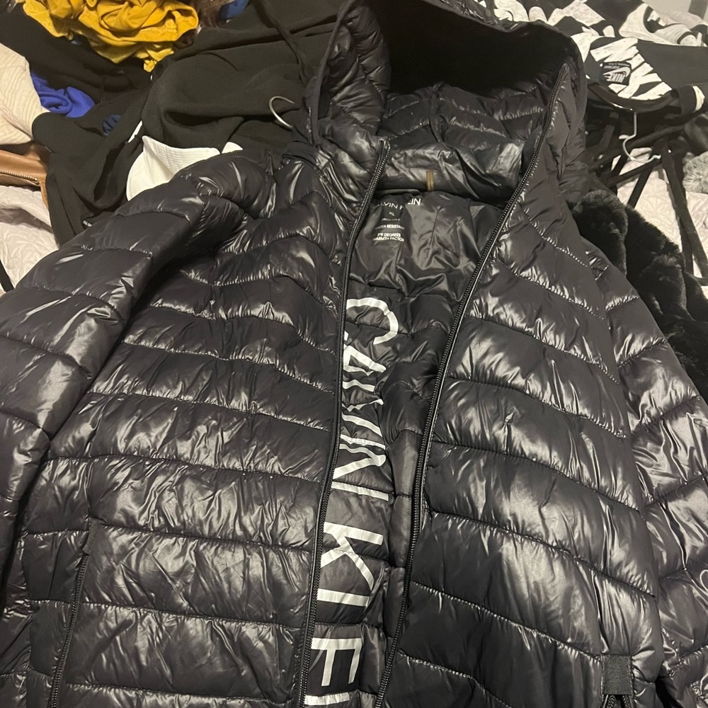 Calvin klein womens black jacket size xl